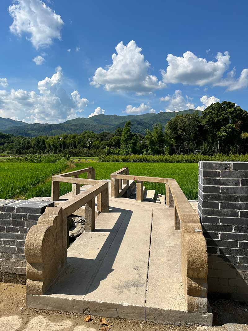 双鸭山花岗岩仿古石材景区使用案例