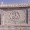 双鸭山 芝麻白花岗岩屏风，照壁，影壁
