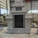 双鸭山 芝麻灰高档墓碑、土墓，一套也支持定做