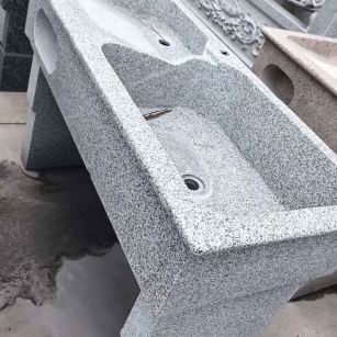 双鸭山 花岗岩石材洗手池，洗衣池