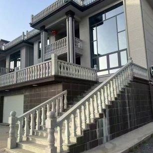双鸭山 芝麻白别墅阳台栏杆，楼梯栏杆