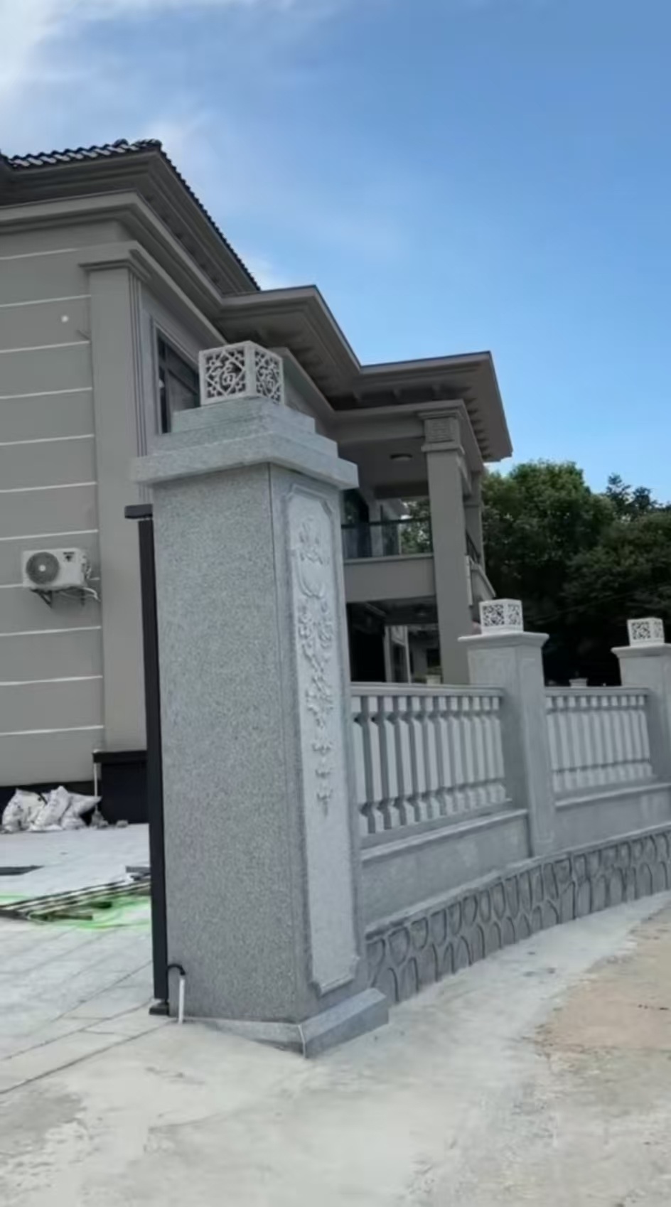 双鸭山 芝麻白别墅围墙栏杆，私人订制
