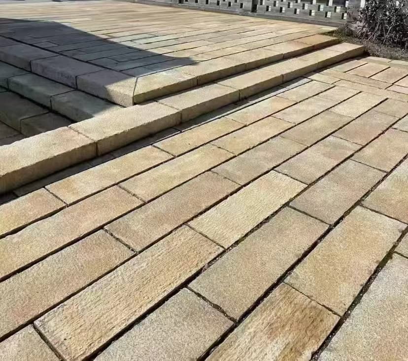 双鸭山仿古石铺装效果