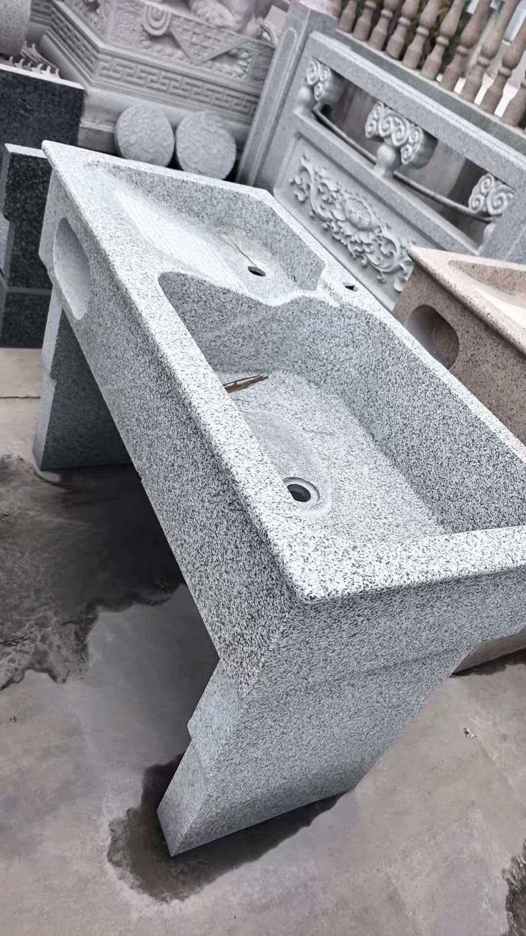 双鸭山 花岗岩石材洗手池，洗衣池