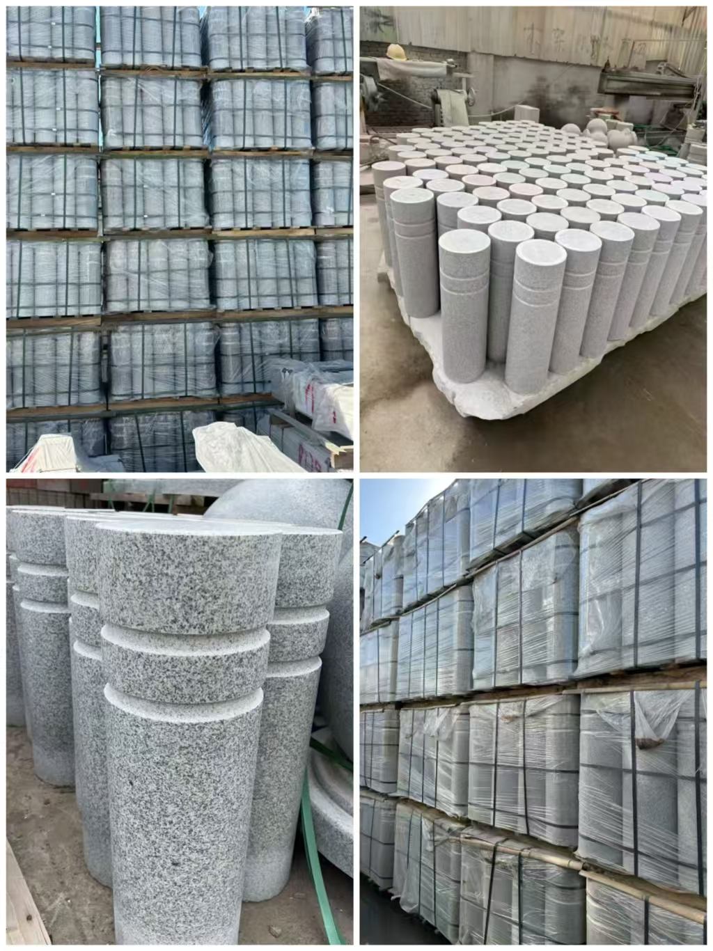 双鸭山 芝麻白花岗岩挡车柱、隔离柱多少钱